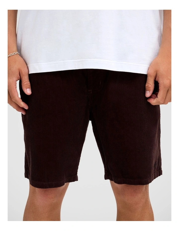 Larry Cord Elastic Waist Shorts image 1
