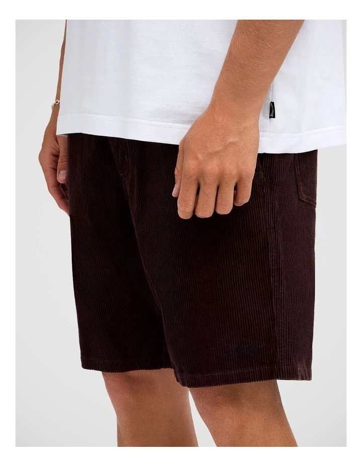 Larry Cord Elastic Waist Shorts image 3