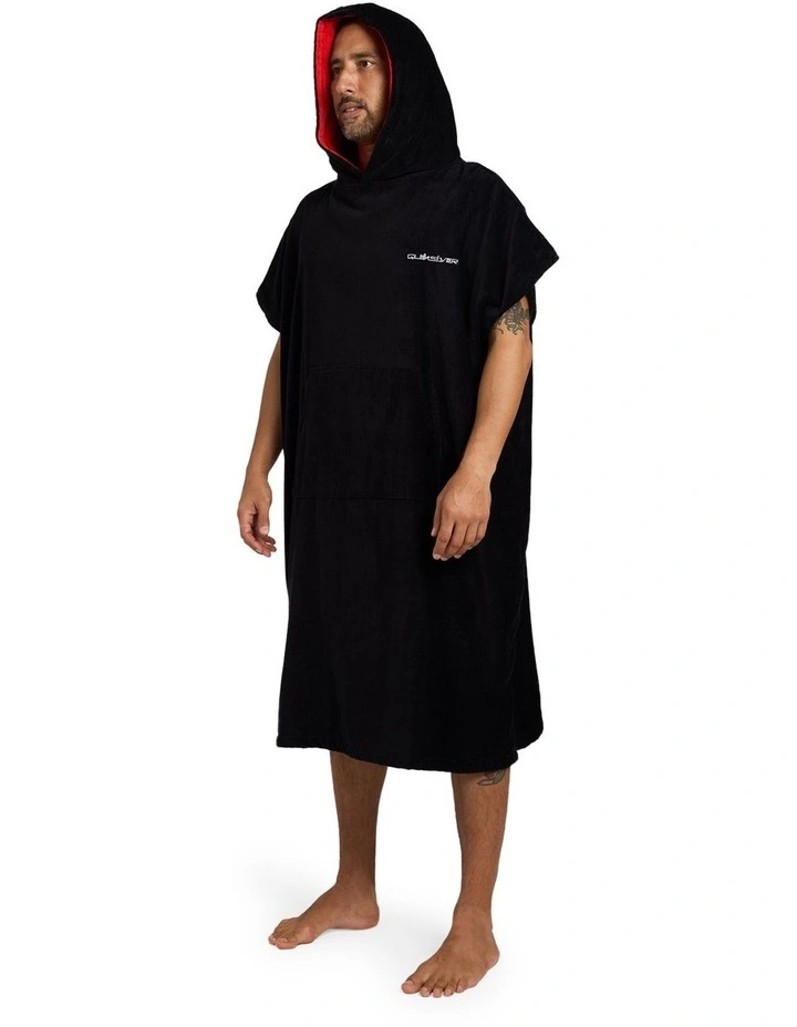 Hoody Towel in Black image 3