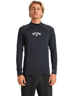 All Day Arch Rash Vest in Black