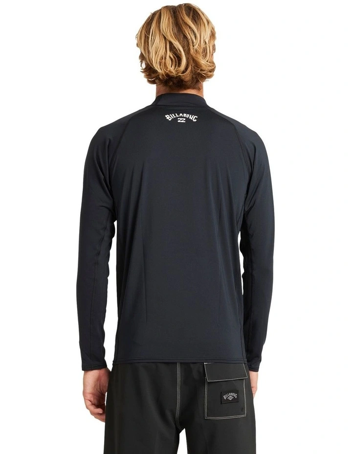 All Day Arch Rash Vest in Black image 2