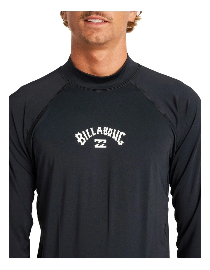 All Day Arch Rash Vest in Black image 4