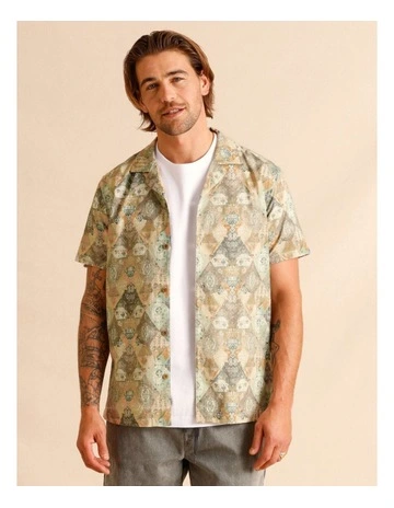 Prince Print Short Sleeve Shirt in Assorted