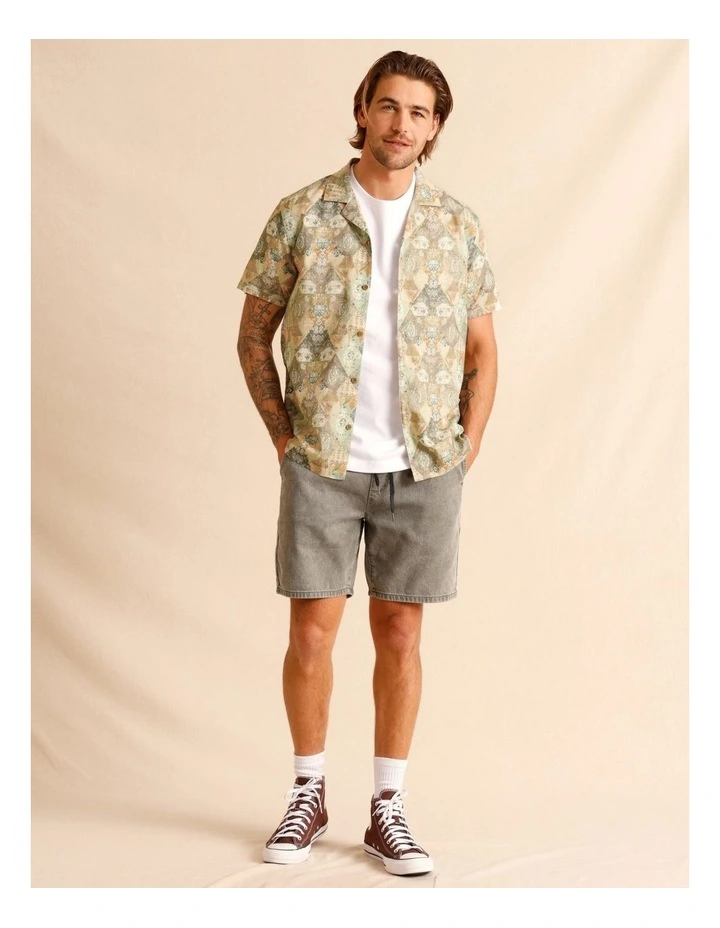 Prince Print Short Sleeve Shirt in Assorted image 2