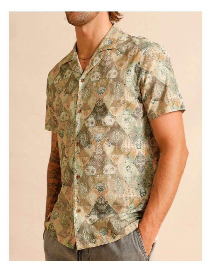 Prince Print Short Sleeve Shirt in Assorted image 4