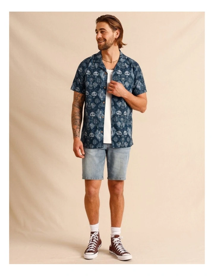 Advik Print Short Sleeve Shirt in Assorted image 3