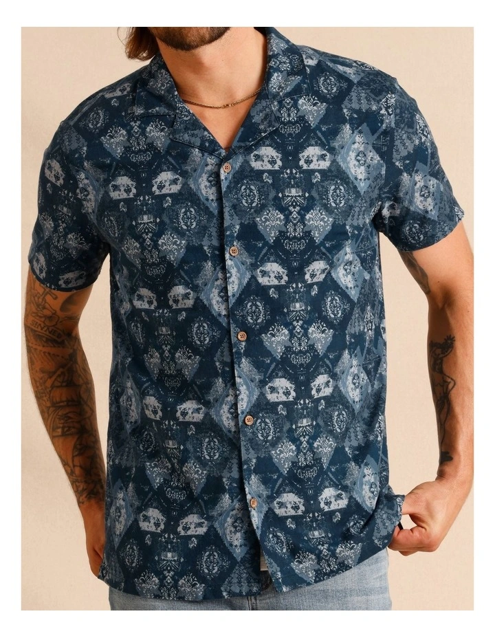 Advik Print Short Sleeve Shirt in Assorted image 4