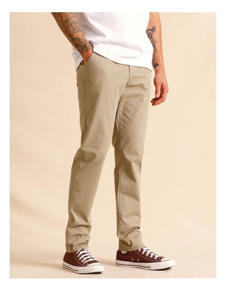 Pacome Relaxed Chino Pant in Sand image 3