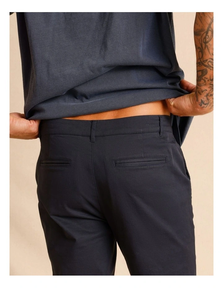 Pacome Relaxed Chino Pant in Navy image 6