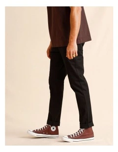 Pacome Relaxed Chino Pant in Black