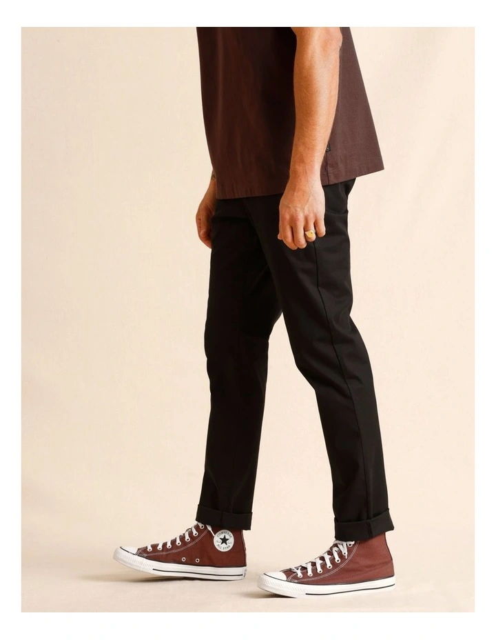 Pacome Relaxed Chino Pant in Black image 1