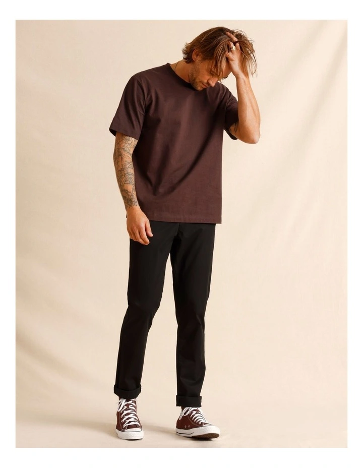 Pacome Relaxed Chino Pant in Black image 2