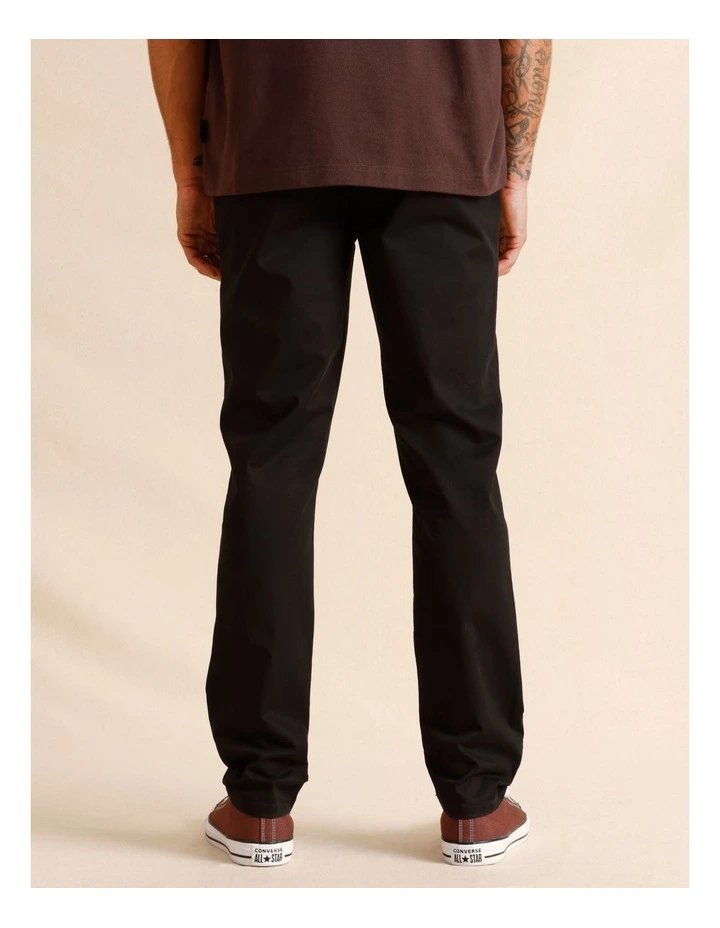 Pacome Relaxed Chino Pant in Black image 6