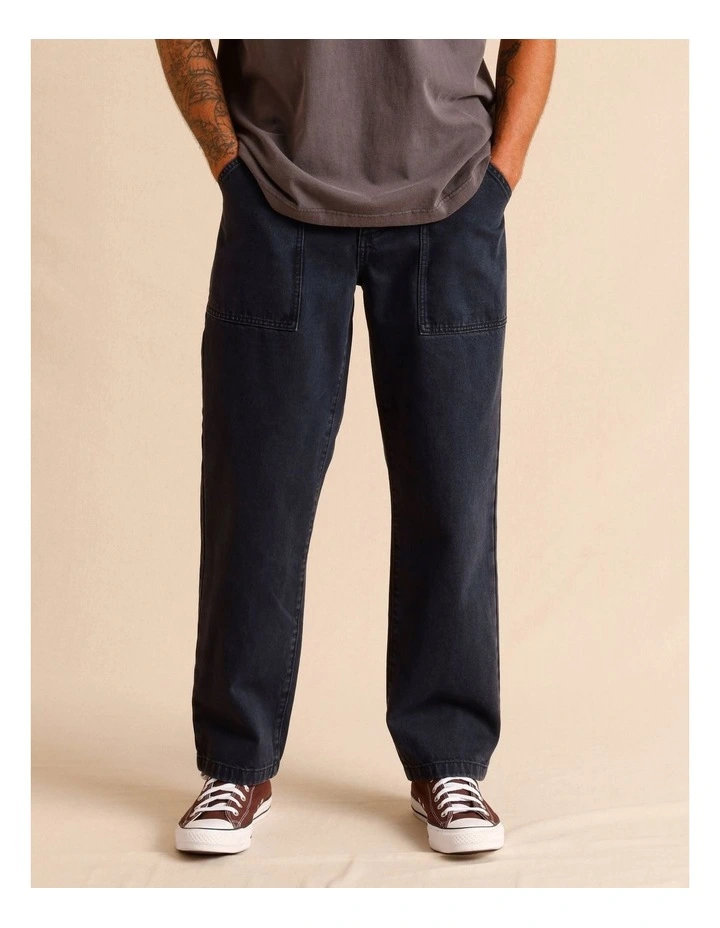 Remi Relaxed Utility Jean in Navy image 1