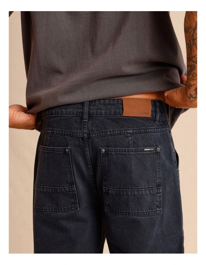 Remi Relaxed Utility Jean in Navy image 6