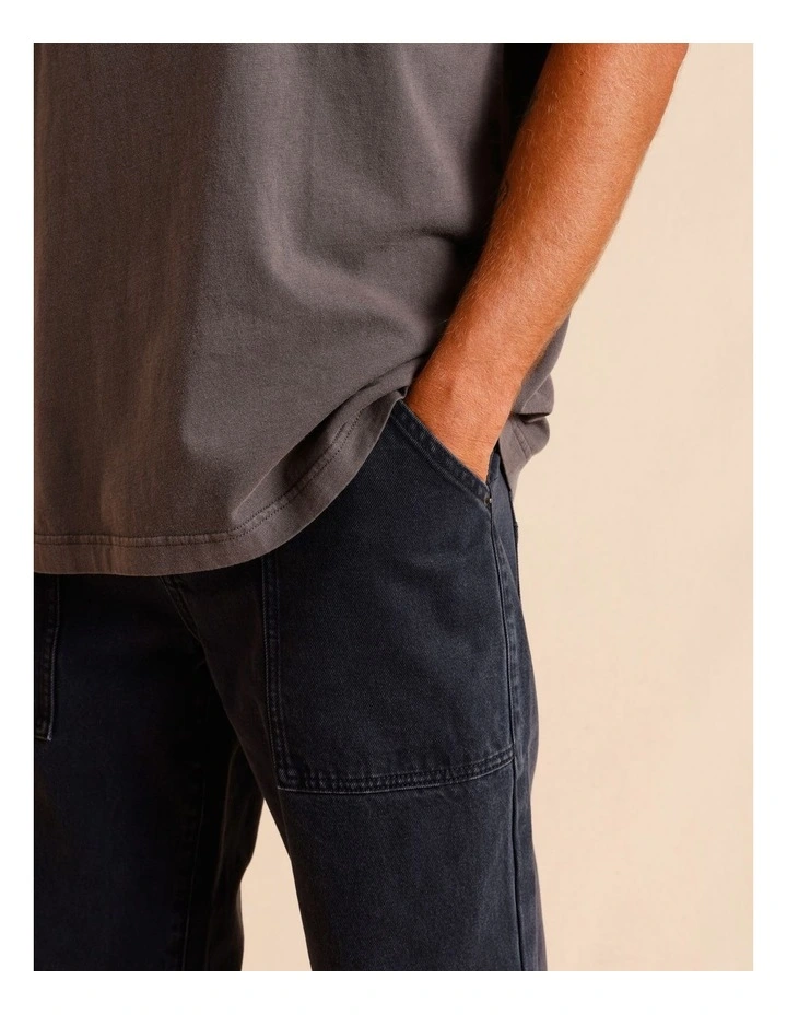Remi Relaxed Utility Jean in Navy image 7
