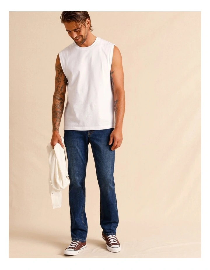 Essential Dylan Regular Straight Jean in Midnight image 4