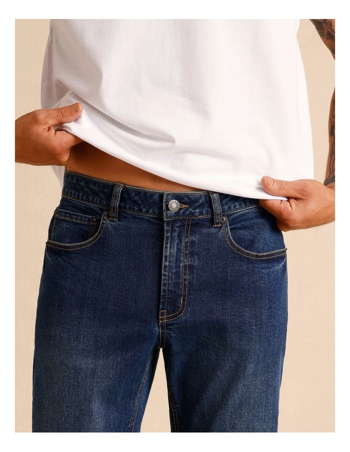 Essential Dylan Regular Straight Jean in Midnight image 6