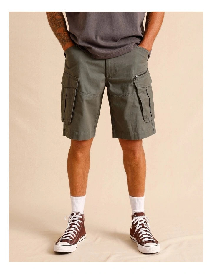 Colton Cargo Short in Khaki image 3