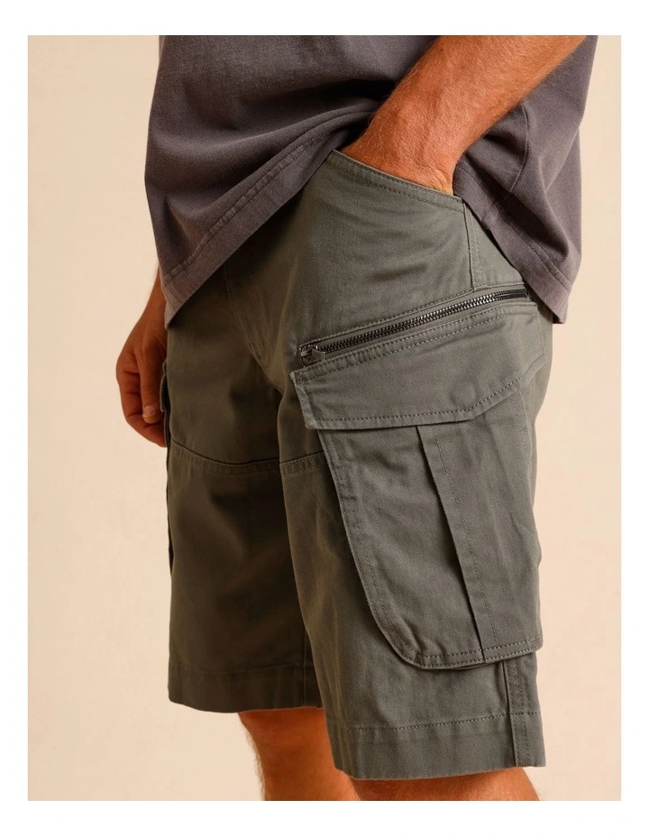 Colton Cargo Short in Khaki image 4