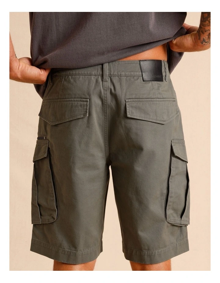 Colton Cargo Short in Khaki image 7
