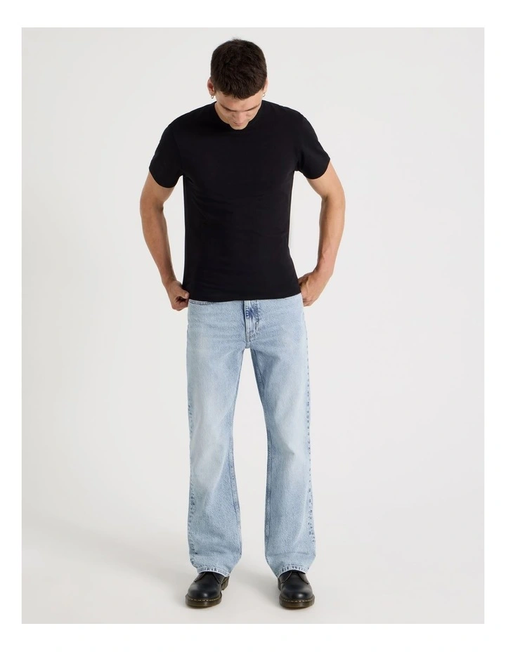 Slim Bootcut Jeans in Light Blue image 1