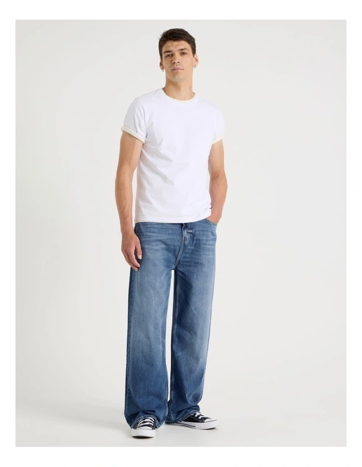 Loose Baggy Jeans in Light Blue image 3