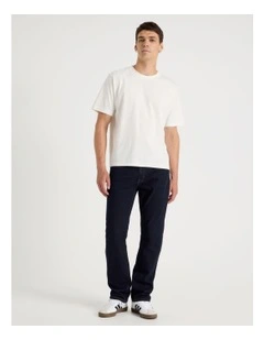 Straight At Waist Jeans in Rinse