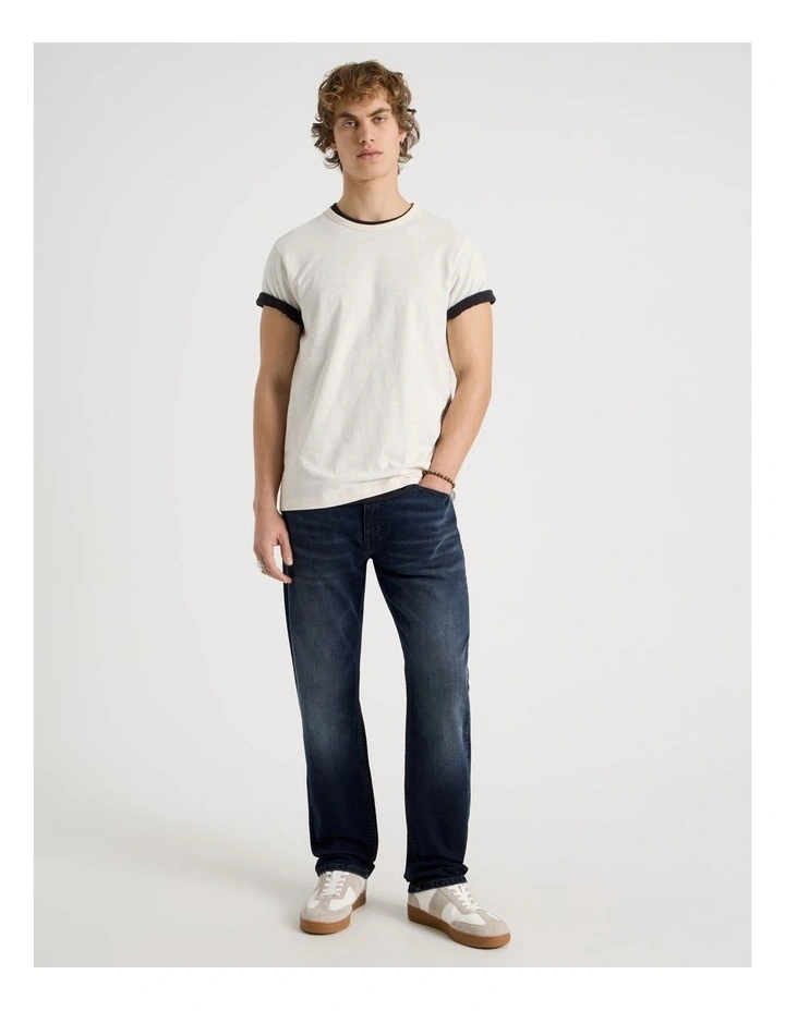 Straight At Waist Jeans in Nearly Black image 3