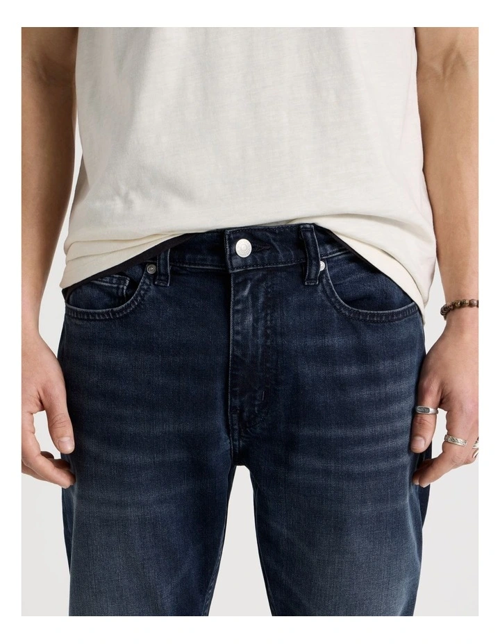 Straight At Waist Jeans in Nearly Black image 5