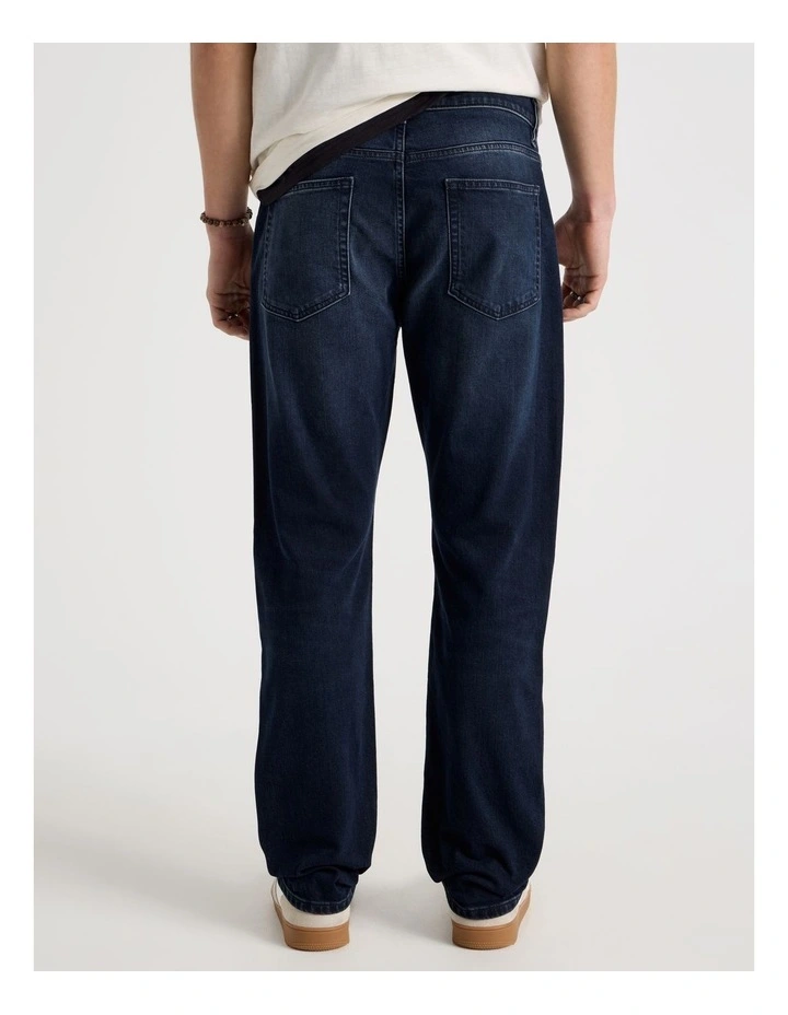 Straight At Waist Jeans in Nearly Black image 6