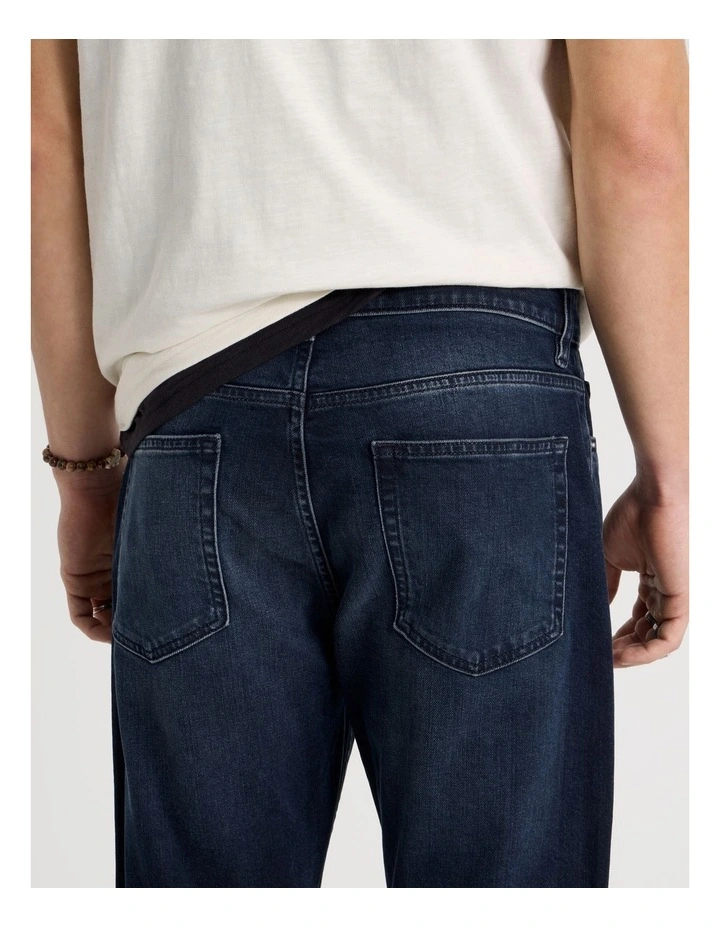 Straight At Waist Jeans in Nearly Black image 7