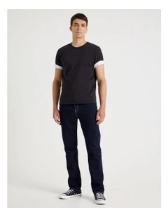 Regular Straight Jeans in Rinse