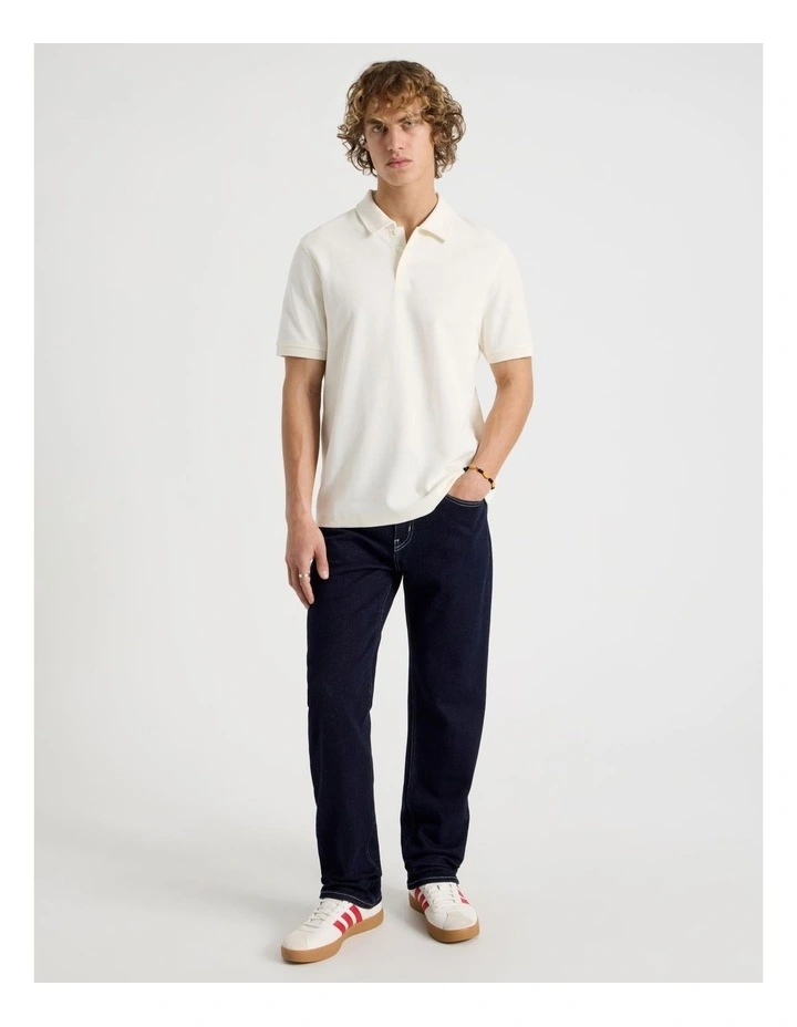 Regular Straight Jeans in Rinse image 3