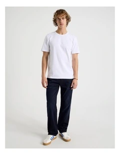 Regular Straight Jeans in Nearly Black