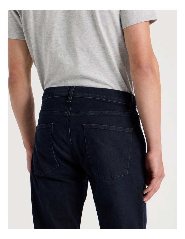 Regular Straight Jeans in Nearly Black image 6