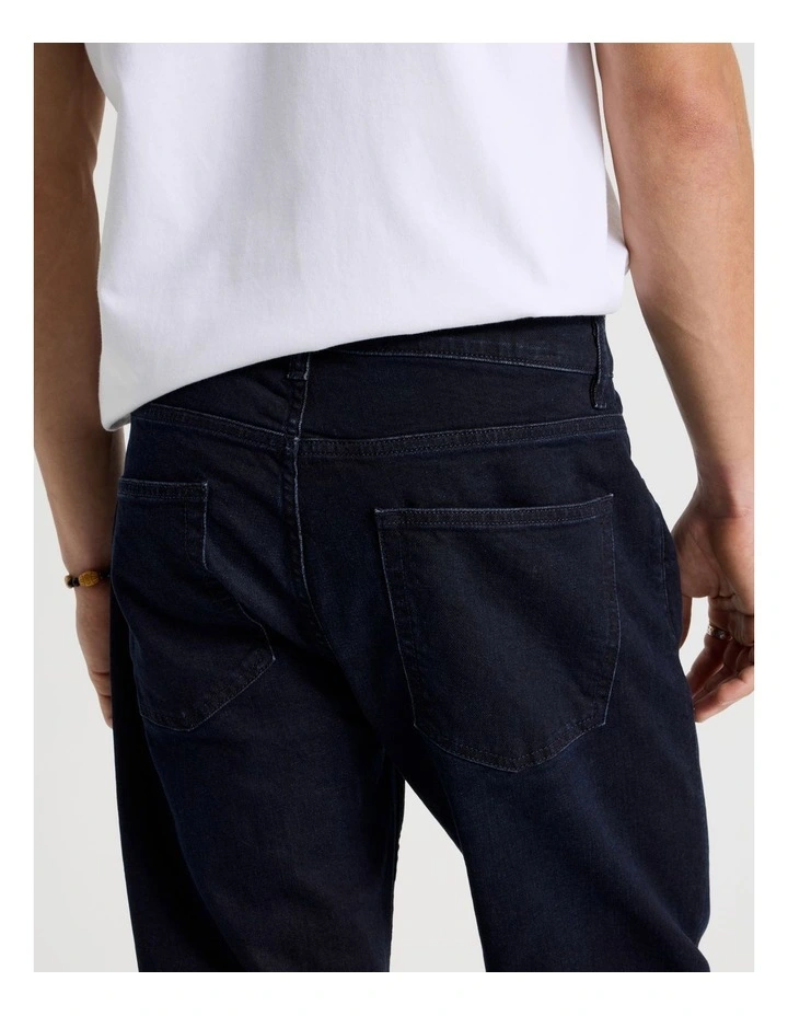 Regular Straight Jeans in Nearly Black image 7