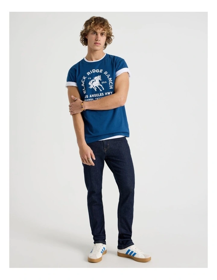 Slim Jeans in Rinse image 1