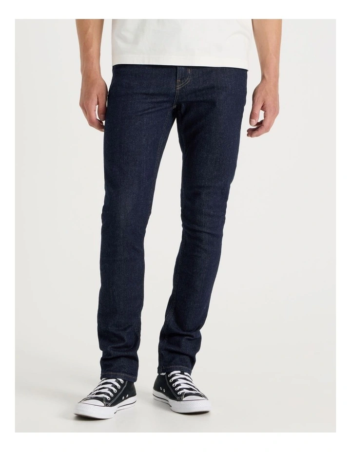 Slim Jeans Rinse in Black image 2