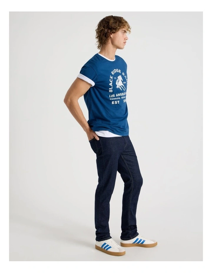 Slim Jeans in Rinse image 3