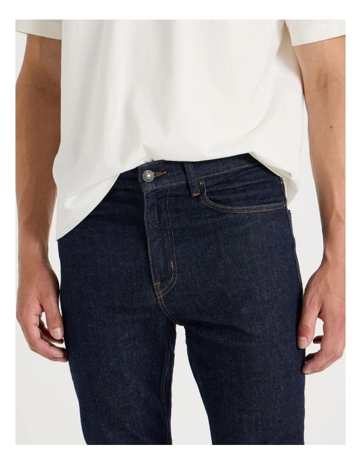 Slim Jeans Rinse in Black image 3