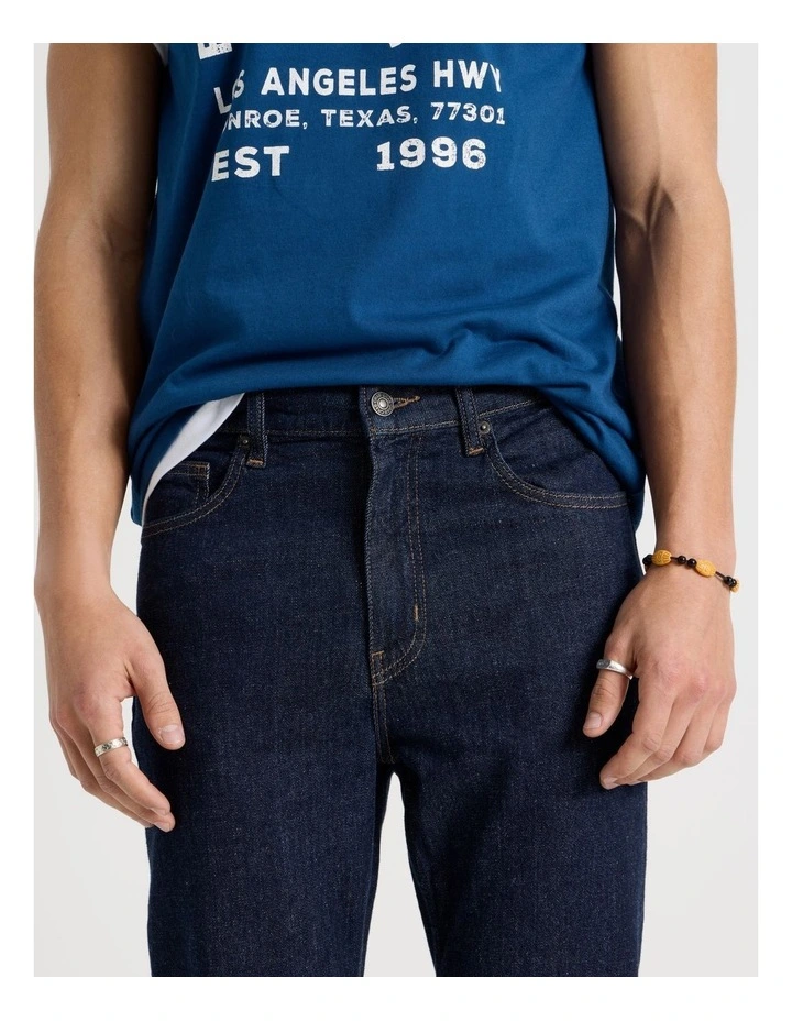 Slim Jeans in Rinse image 4