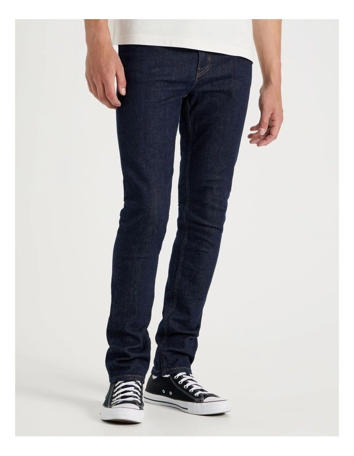 Slim Jeans Rinse in Black image 4