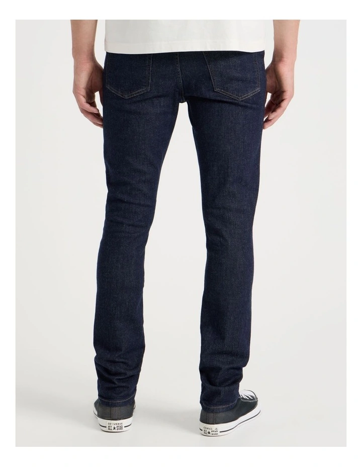 Slim Jeans Rinse in Black image 5