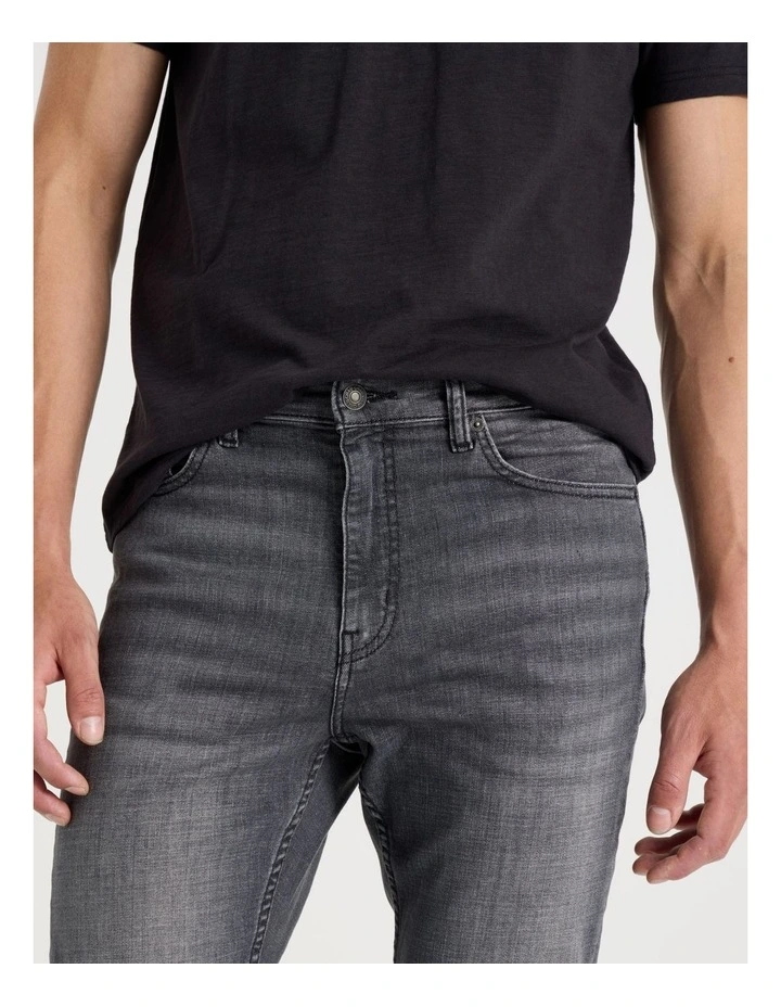 Slim Jeans in Charcoal image 3