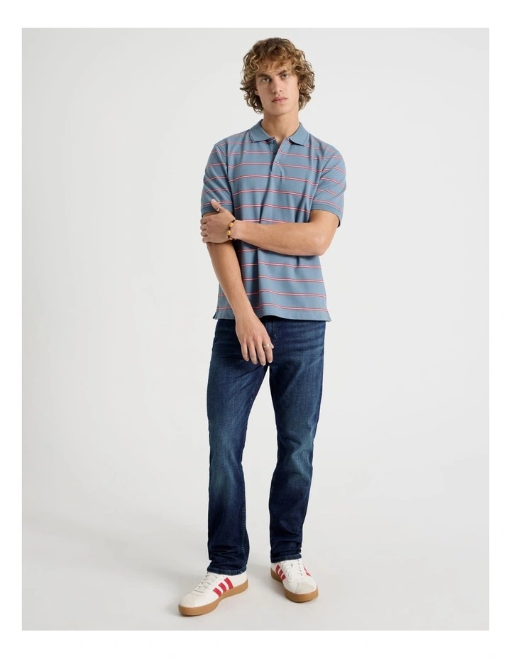 Slim Tapered Jeans in Dark Denim image 1
