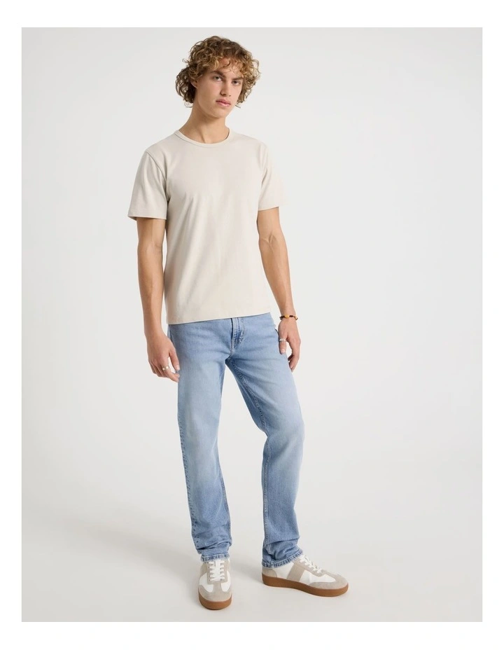 Slim Tapered Jeans in Light Blue image 1
