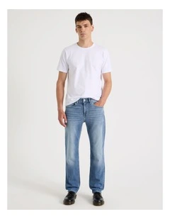Regular Straight Jeans in Light Blue