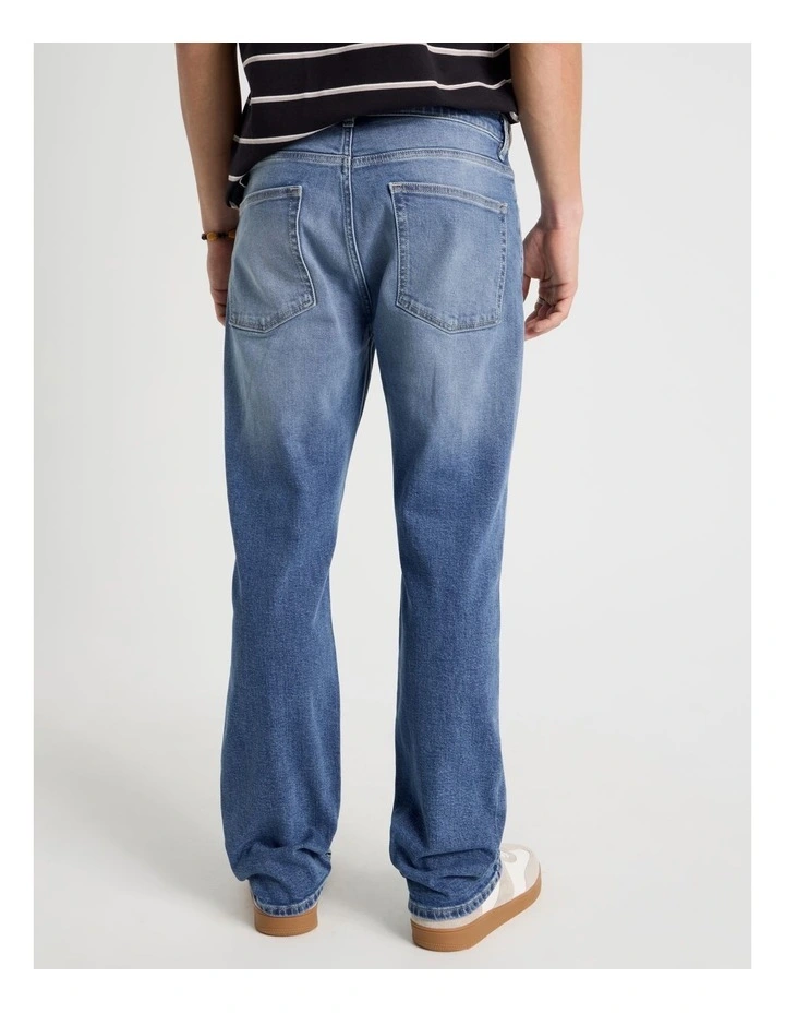 Regular Straight Jeans in Light Blue image 6