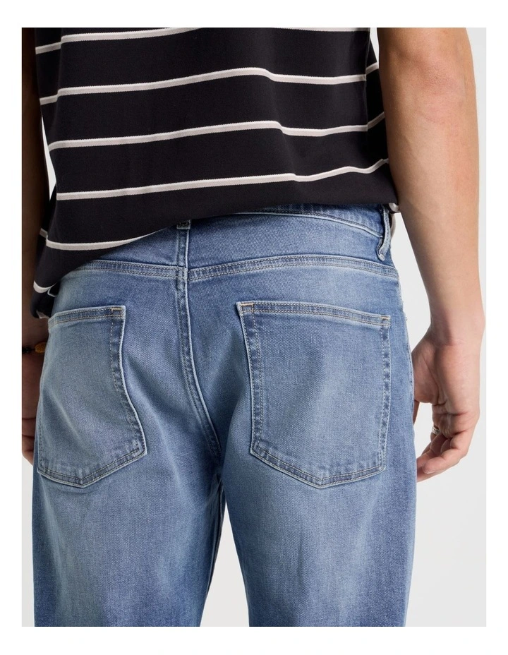Regular Straight Jeans in Light Blue image 7